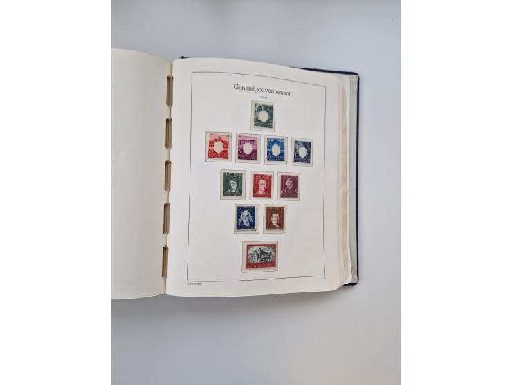 1872/1945, anfangs meist ungebrauchte, später postfrische, in den Hauptnummern fast komplette und teils überkomplette Sammlun