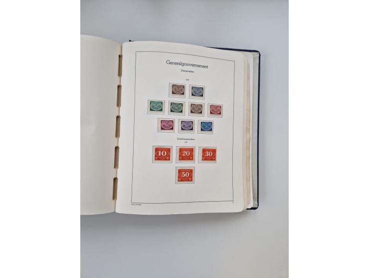 1872/1945, anfangs meist ungebrauchte, später postfrische, in den Hauptnummern fast komplette und teils überkomplette Sammlun