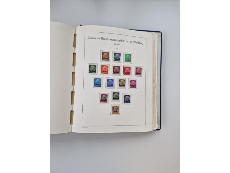 1872/1945, anfangs meist ungebrauchte, später postfrische, in den Hauptnummern fast komplette und teils überkomplette Sammlun