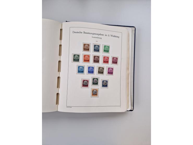 1872/1945, anfangs meist ungebrauchte, später postfrische, in den Hauptnummern fast komplette und teils überkomplette Sammlun