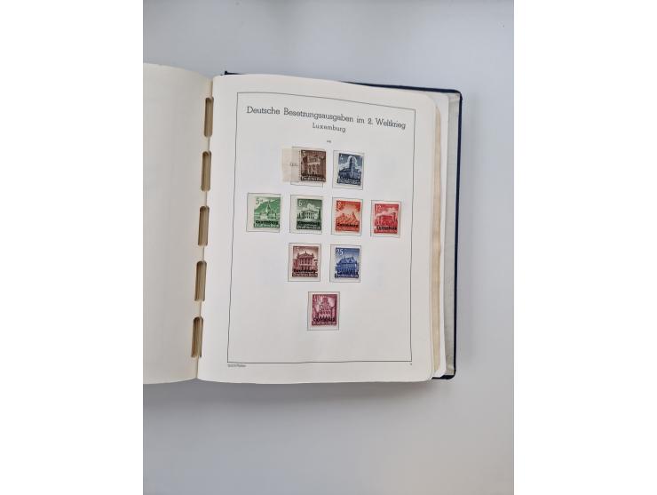 1872/1945, anfangs meist ungebrauchte, später postfrische, in den Hauptnummern fast komplette und teils überkomplette Sammlun