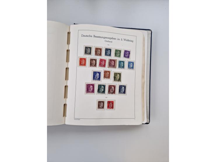 1872/1945, anfangs meist ungebrauchte, später postfrische, in den Hauptnummern fast komplette und teils überkomplette Sammlun