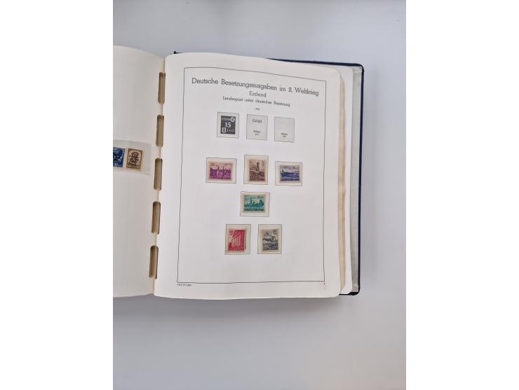 1872/1945, anfangs meist ungebrauchte, später postfrische, in den Hauptnummern fast komplette und teils überkomplette Sammlun