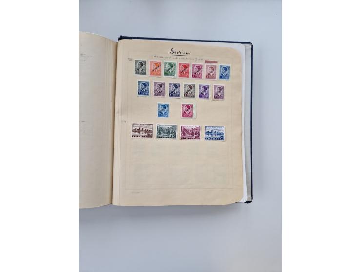 1872/1945, anfangs meist ungebrauchte, später postfrische, in den Hauptnummern fast komplette und teils überkomplette Sammlun