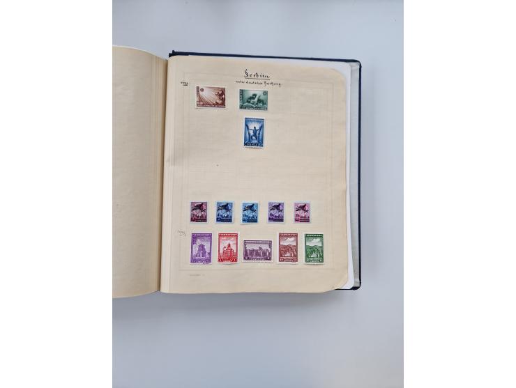 1872/1945, anfangs meist ungebrauchte, später postfrische, in den Hauptnummern fast komplette und teils überkomplette Sammlun