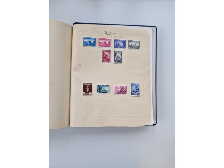 1872/1945, anfangs meist ungebrauchte, später postfrische, in den Hauptnummern fast komplette und teils überkomplette Sammlun