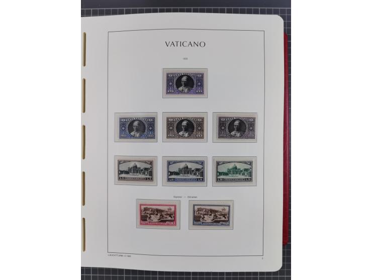 1929/97, mostly mint never hinged and some unused, in the main catalogue numbers complete collection incl. parts postage due 