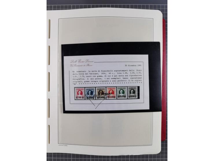 1929/97, mostly mint never hinged and some unused, in the main catalogue numbers complete collection incl. parts postage due 