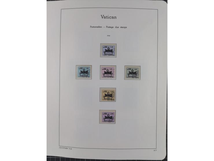 1929/97, mostly mint never hinged and some unused, in the main catalogue numbers complete collection incl. parts postage due 