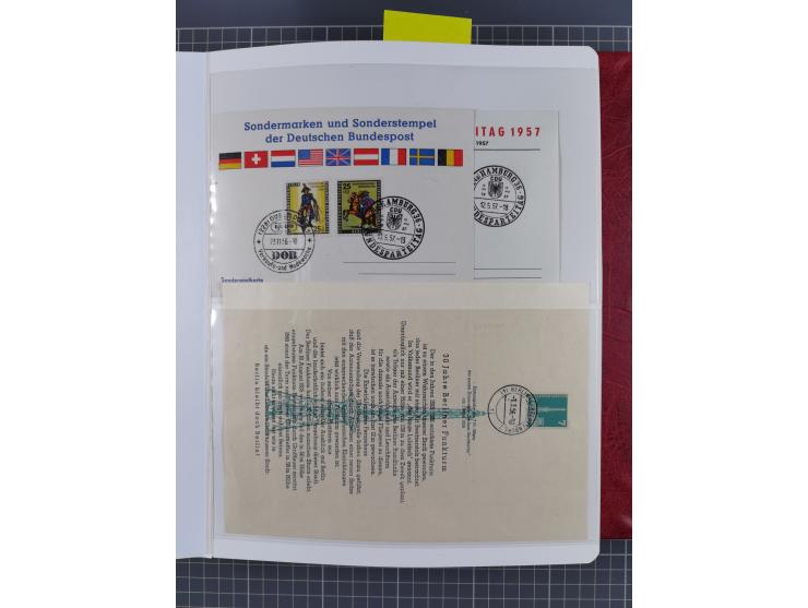 1948/2010, in den Hauptnummern augenscheinlich zwei komplette gestempelte Sammlungen Berlin 1948-90 inkl. Bl. 1, einer mit FA