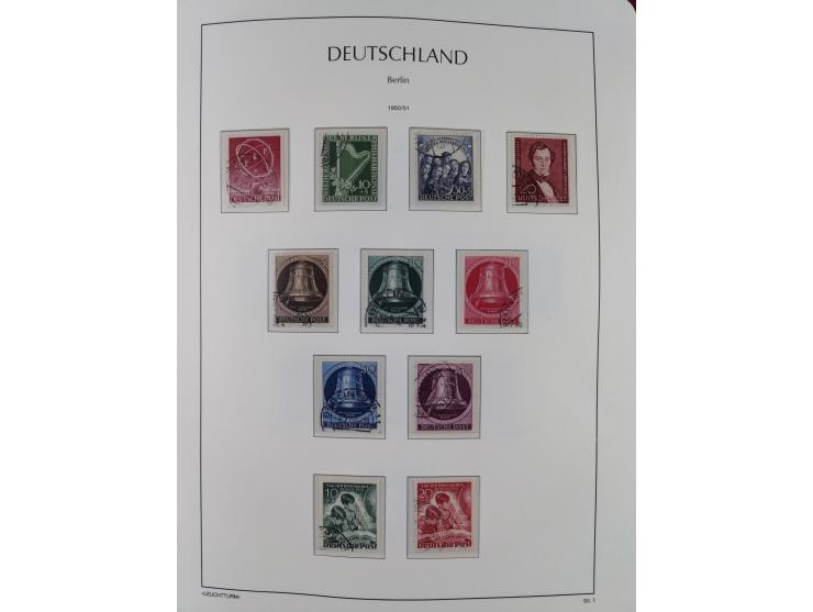 1948/2010, in den Hauptnummern augenscheinlich zwei komplette gestempelte Sammlungen Berlin 1948-90 inkl. Bl. 1, einer mit FA