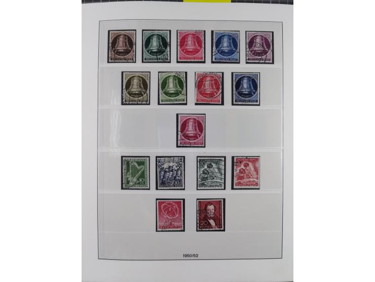 1948/2010, in den Hauptnummern augenscheinlich zwei komplette gestempelte Sammlungen Berlin 1948-90 inkl. Bl. 1, einer mit FA