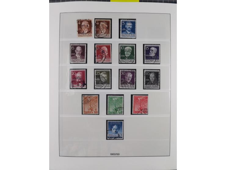 1948/2010, in den Hauptnummern augenscheinlich zwei komplette gestempelte Sammlungen Berlin 1948-90 inkl. Bl. 1, einer mit FA
