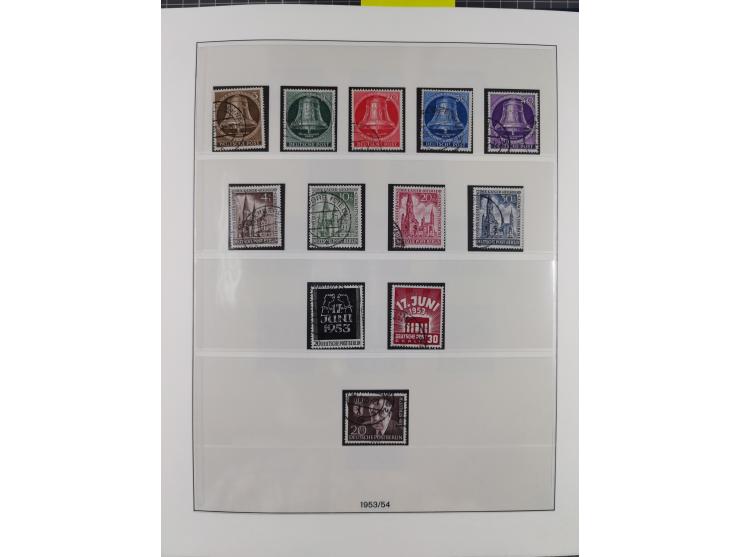 1948/2010, in den Hauptnummern augenscheinlich zwei komplette gestempelte Sammlungen Berlin 1948-90 inkl. Bl. 1, einer mit FA