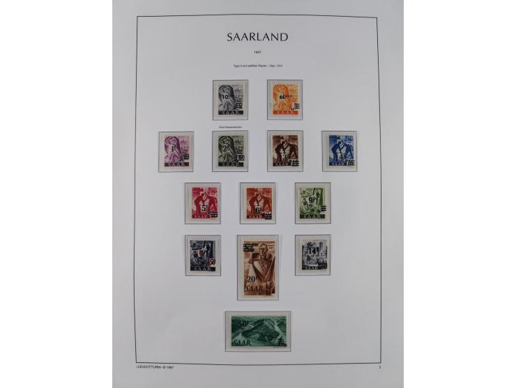 1947/59, in den Hauptnummern postfrische und winzig ungebrauchte komplette, sowie auch bis u.a. auf Urdruck- und Bl. 1-2 komp