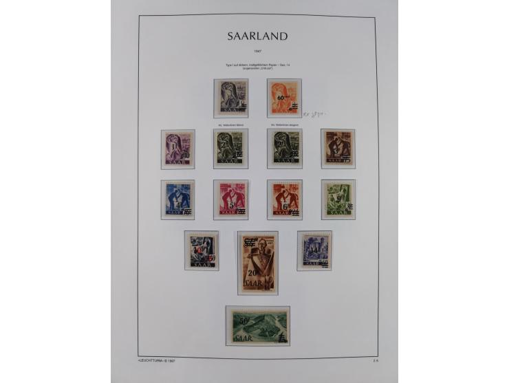 1947/59, in den Hauptnummern postfrische und winzig ungebrauchte komplette, sowie auch bis u.a. auf Urdruck- und Bl. 1-2 komp