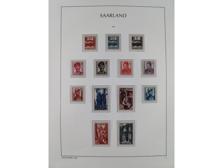 1947/59, in den Hauptnummern postfrische und winzig ungebrauchte komplette, sowie auch bis u.a. auf Urdruck- und Bl. 1-2 komp