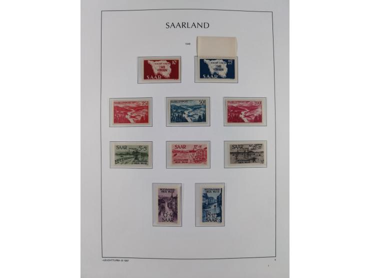 1947/59, in den Hauptnummern postfrische und winzig ungebrauchte komplette, sowie auch bis u.a. auf Urdruck- und Bl. 1-2 komp