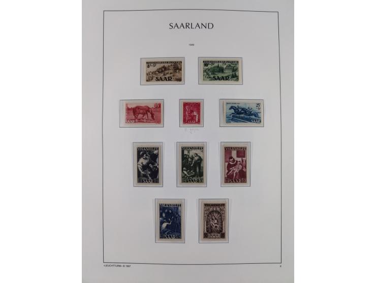 1947/59, in den Hauptnummern postfrische und winzig ungebrauchte komplette, sowie auch bis u.a. auf Urdruck- und Bl. 1-2 komp