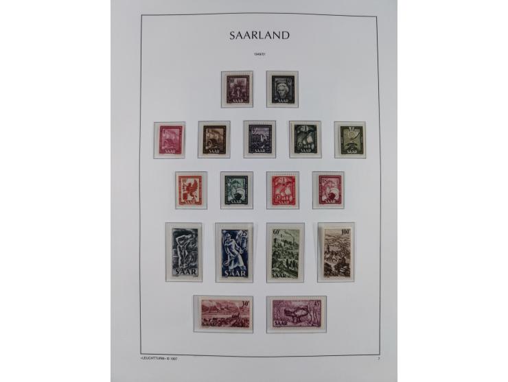 1947/59, in den Hauptnummern postfrische und winzig ungebrauchte komplette, sowie auch bis u.a. auf Urdruck- und Bl. 1-2 komp