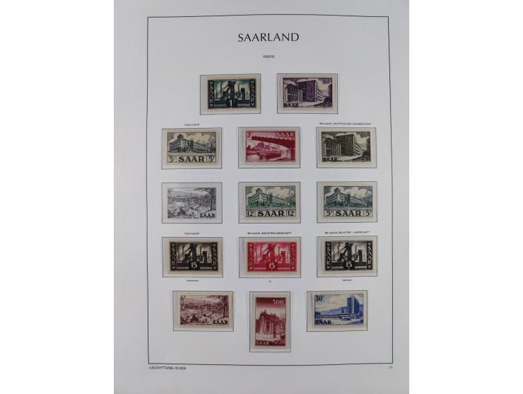 1947/59, in den Hauptnummern postfrische und winzig ungebrauchte komplette, sowie auch bis u.a. auf Urdruck- und Bl. 1-2 komp