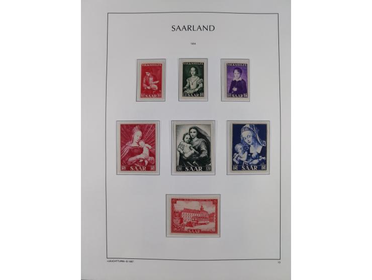 1947/59, in den Hauptnummern postfrische und winzig ungebrauchte komplette, sowie auch bis u.a. auf Urdruck- und Bl. 1-2 komp