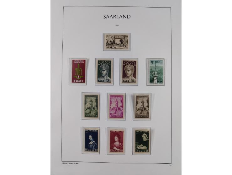 1947/59, in den Hauptnummern postfrische und winzig ungebrauchte komplette, sowie auch bis u.a. auf Urdruck- und Bl. 1-2 komp