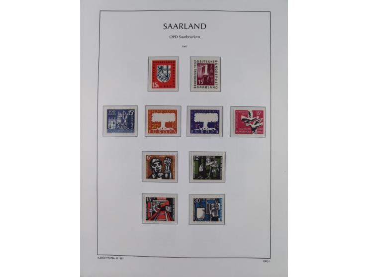 1947/59, in den Hauptnummern postfrische und winzig ungebrauchte komplette, sowie auch bis u.a. auf Urdruck- und Bl. 1-2 komp