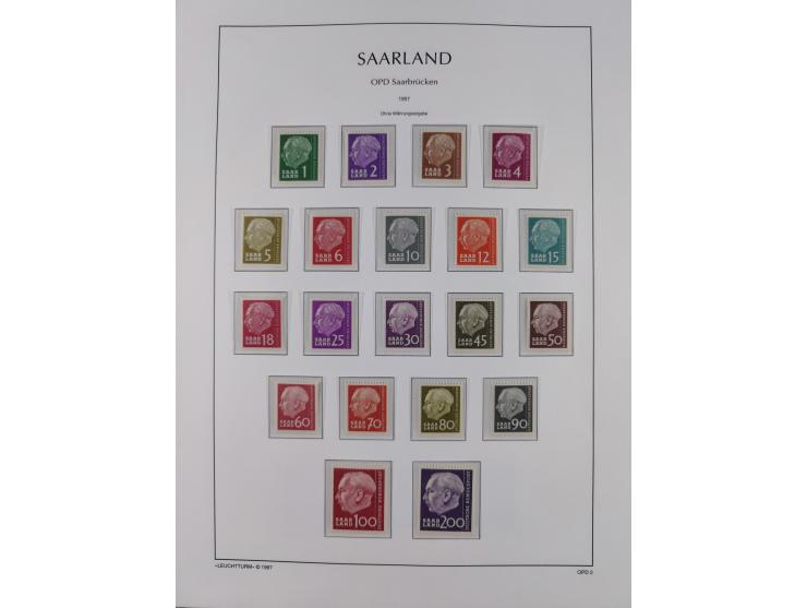 1947/59, in den Hauptnummern postfrische und winzig ungebrauchte komplette, sowie auch bis u.a. auf Urdruck- und Bl. 1-2 komp