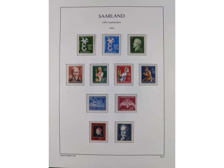 1947/59, in den Hauptnummern postfrische und winzig ungebrauchte komplette, sowie auch bis u.a. auf Urdruck- und Bl. 1-2 komp