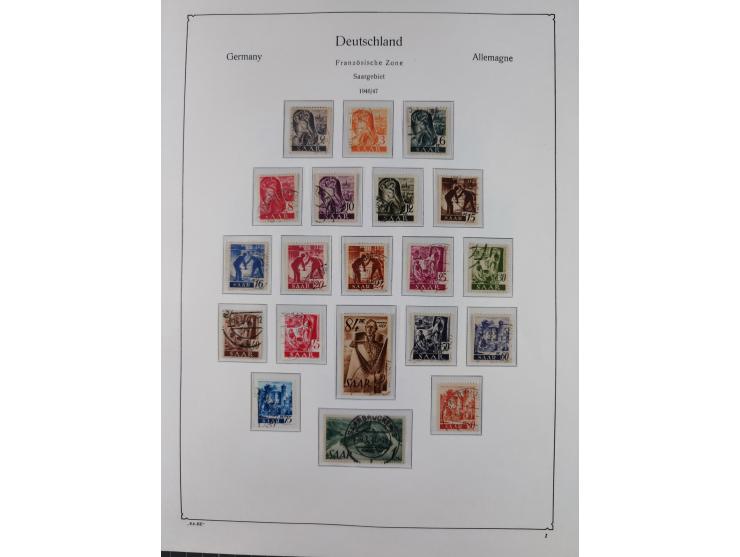 1947/59, in den Hauptnummern postfrische und winzig ungebrauchte komplette, sowie auch bis u.a. auf Urdruck- und Bl. 1-2 komp