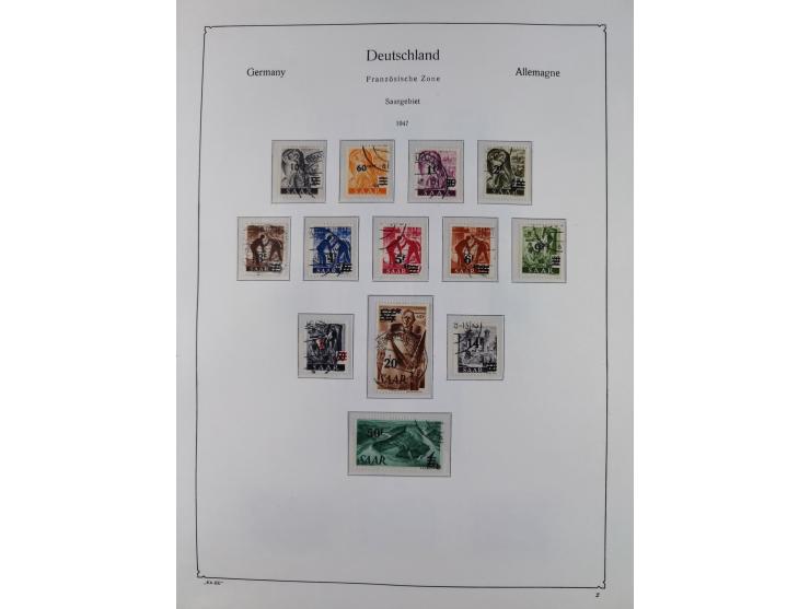 1947/59, in den Hauptnummern postfrische und winzig ungebrauchte komplette, sowie auch bis u.a. auf Urdruck- und Bl. 1-2 komp