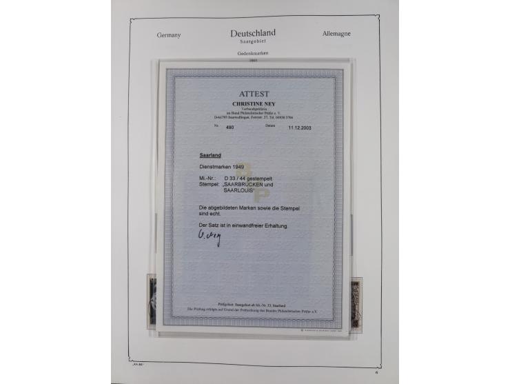 1947/59, in den Hauptnummern postfrische und winzig ungebrauchte komplette, sowie auch bis u.a. auf Urdruck- und Bl. 1-2 komp