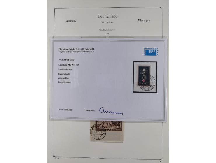 1947/59, in den Hauptnummern postfrische und winzig ungebrauchte komplette, sowie auch bis u.a. auf Urdruck- und Bl. 1-2 komp