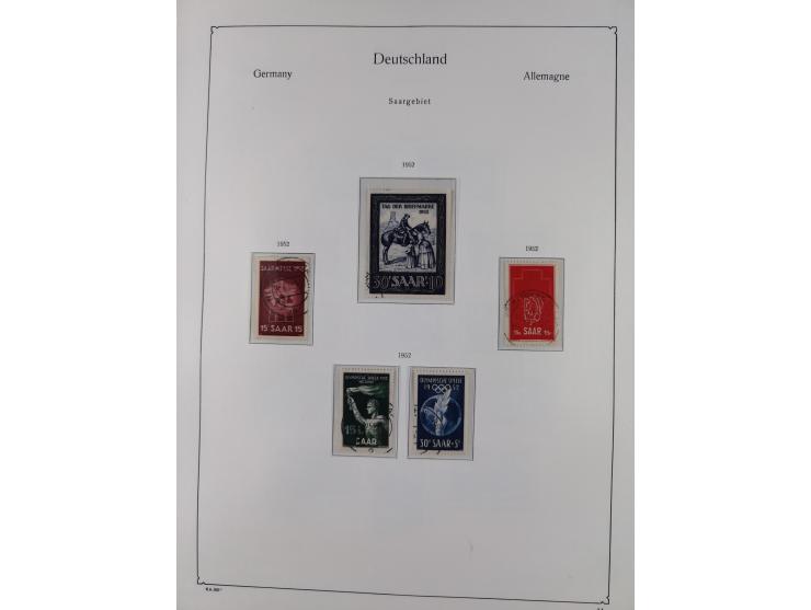 1947/59, in den Hauptnummern postfrische und winzig ungebrauchte komplette, sowie auch bis u.a. auf Urdruck- und Bl. 1-2 komp