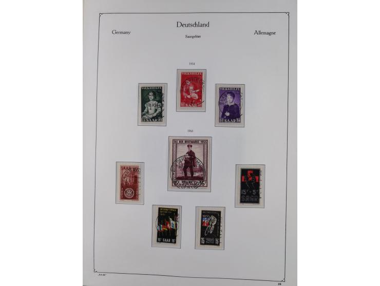 1947/59, in den Hauptnummern postfrische und winzig ungebrauchte komplette, sowie auch bis u.a. auf Urdruck- und Bl. 1-2 komp