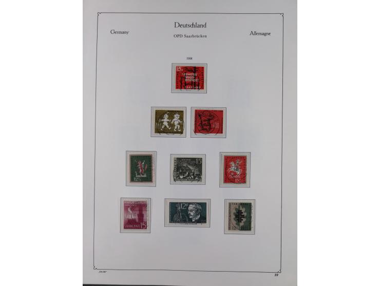 1947/59, in den Hauptnummern postfrische und winzig ungebrauchte komplette, sowie auch bis u.a. auf Urdruck- und Bl. 1-2 komp