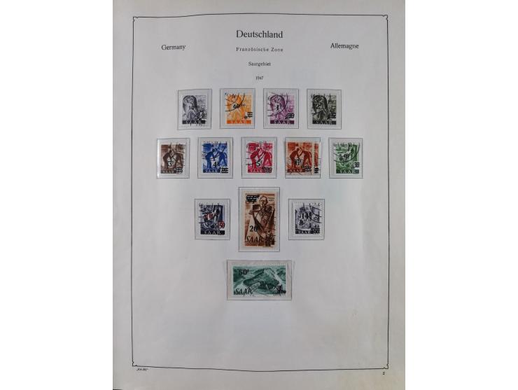 1947/59, in den Hauptnummern postfrische und winzig ungebrauchte komplette, sowie auch bis u.a. auf Urdruck- und Bl. 1-2 komp