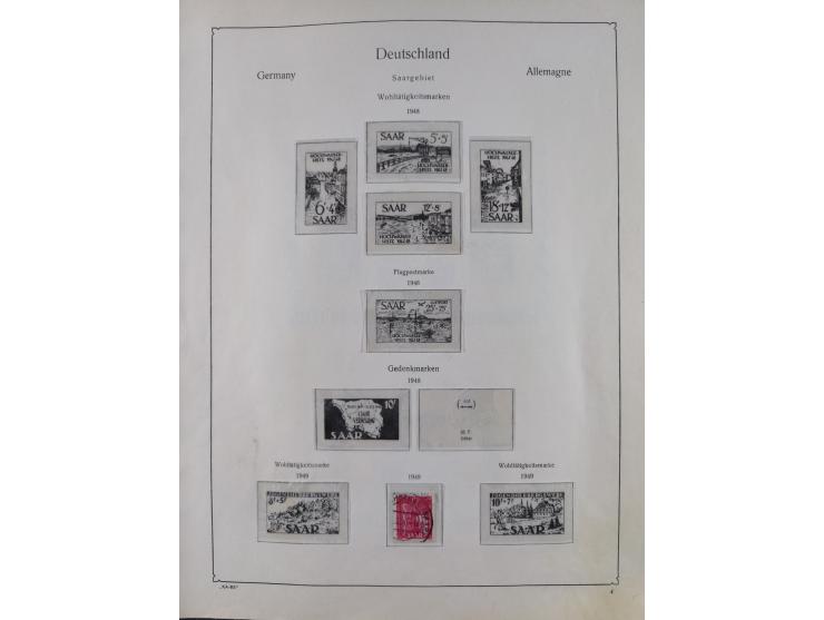 1947/59, in den Hauptnummern postfrische und winzig ungebrauchte komplette, sowie auch bis u.a. auf Urdruck- und Bl. 1-2 komp