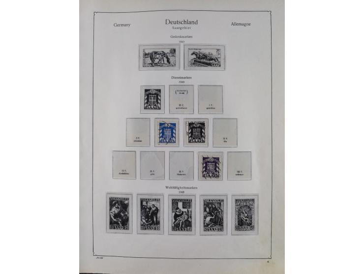 1947/59, in den Hauptnummern postfrische und winzig ungebrauchte komplette, sowie auch bis u.a. auf Urdruck- und Bl. 1-2 komp