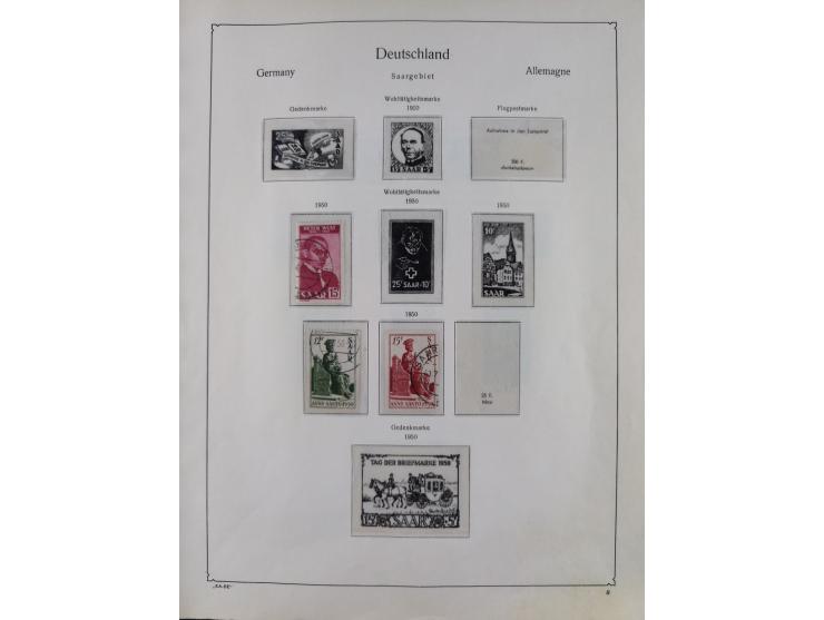 1947/59, in den Hauptnummern postfrische und winzig ungebrauchte komplette, sowie auch bis u.a. auf Urdruck- und Bl. 1-2 komp