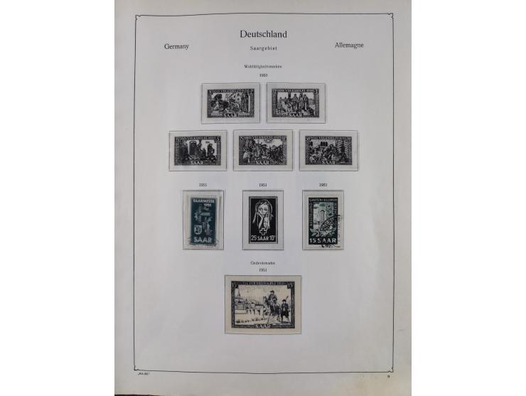 1947/59, in den Hauptnummern postfrische und winzig ungebrauchte komplette, sowie auch bis u.a. auf Urdruck- und Bl. 1-2 komp