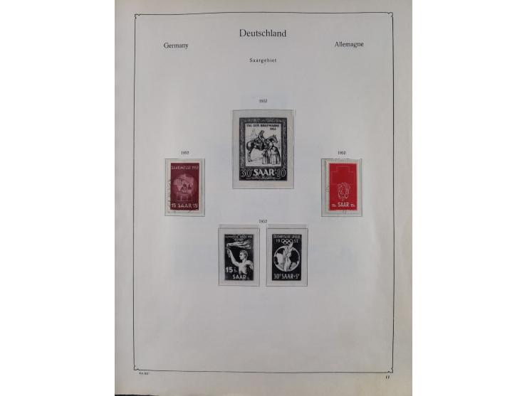1947/59, in den Hauptnummern postfrische und winzig ungebrauchte komplette, sowie auch bis u.a. auf Urdruck- und Bl. 1-2 komp