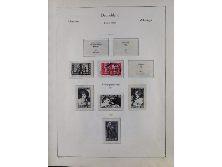 1947/59, in den Hauptnummern postfrische und winzig ungebrauchte komplette, sowie auch bis u.a. auf Urdruck- und Bl. 1-2 komp