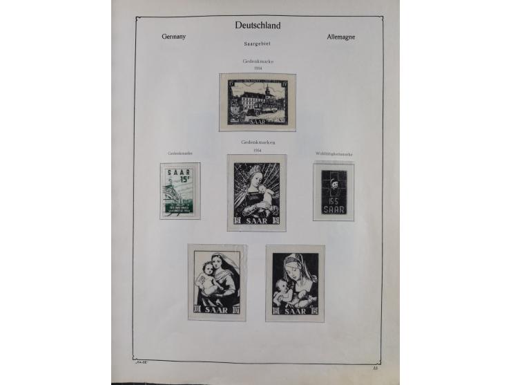 1947/59, in den Hauptnummern postfrische und winzig ungebrauchte komplette, sowie auch bis u.a. auf Urdruck- und Bl. 1-2 komp