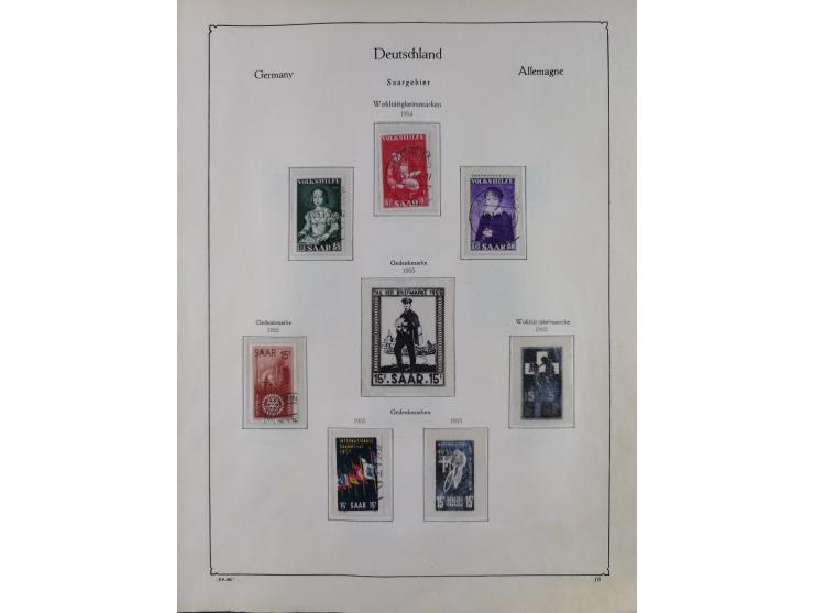 1947/59, in den Hauptnummern postfrische und winzig ungebrauchte komplette, sowie auch bis u.a. auf Urdruck- und Bl. 1-2 komp