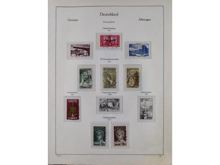 1947/59, in den Hauptnummern postfrische und winzig ungebrauchte komplette, sowie auch bis u.a. auf Urdruck- und Bl. 1-2 komp