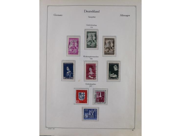 1947/59, in den Hauptnummern postfrische und winzig ungebrauchte komplette, sowie auch bis u.a. auf Urdruck- und Bl. 1-2 komp