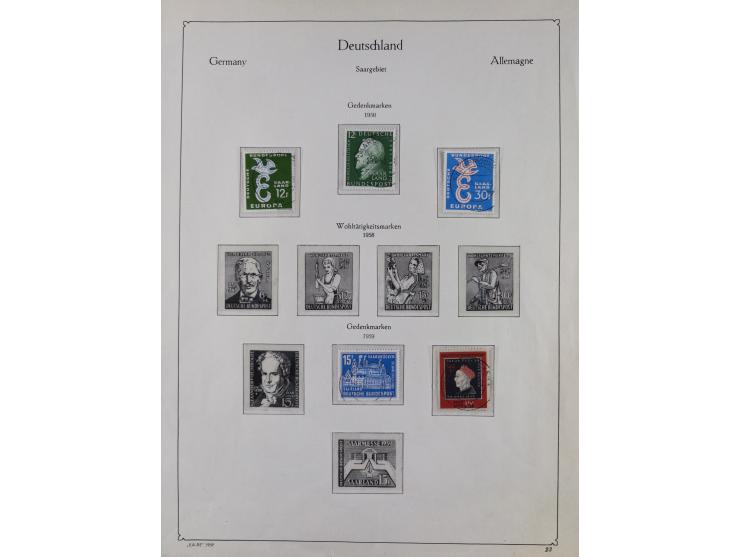 1947/59, in den Hauptnummern postfrische und winzig ungebrauchte komplette, sowie auch bis u.a. auf Urdruck- und Bl. 1-2 komp