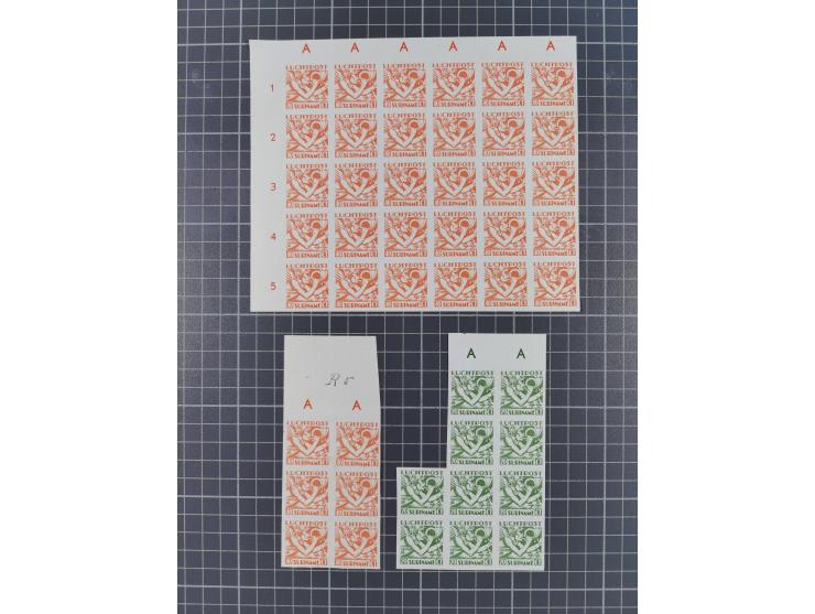 1930, air mail cent values, about 160 colour proofs of all denominations, on ungummed paper, mostly in multiples, some with f